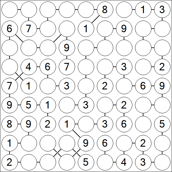 Chain Sudoku - Medium