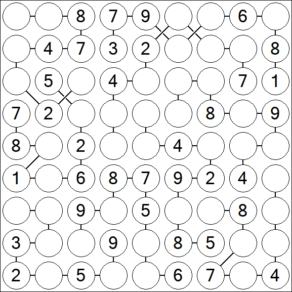 Chain Sudoku - Medium