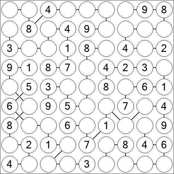 Chain Sudoku - Medium