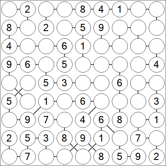 Chain Sudoku - Medium