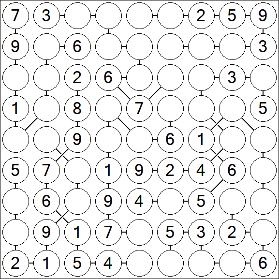 Chain Sudoku - Medium