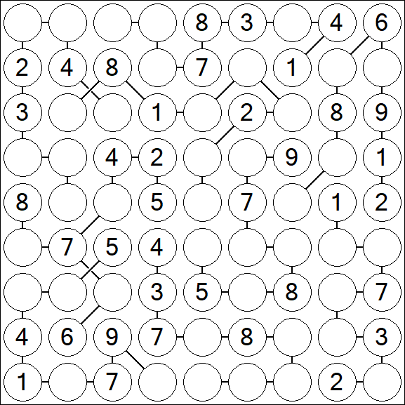 Chain Sudoku - Medium