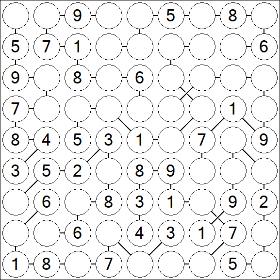 Chain Sudoku - Medium