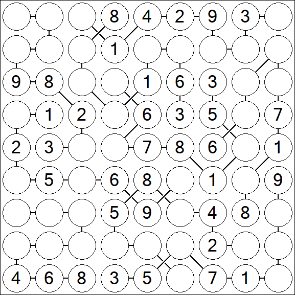 Chain Sudoku - Medium