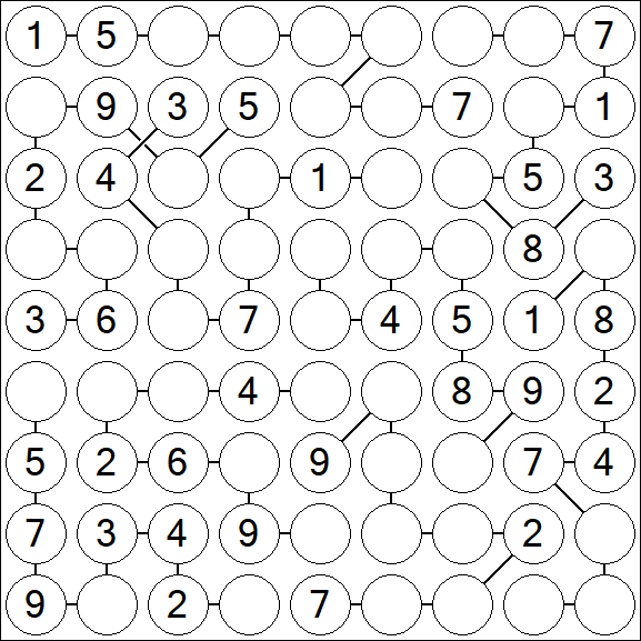 Chain Sudoku - Medium