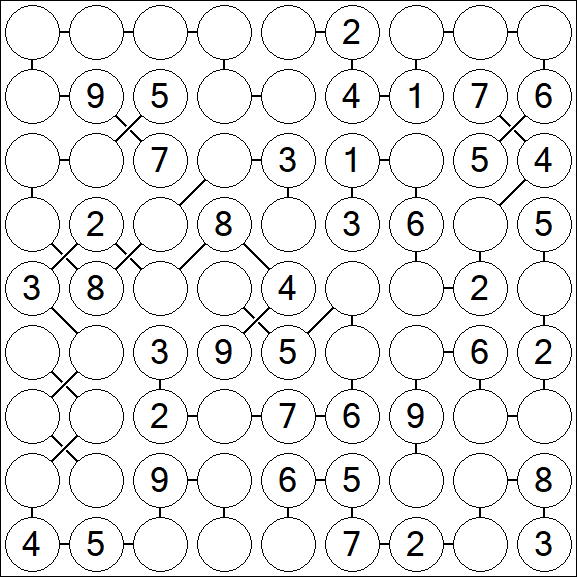 Chain Sudoku - Medium