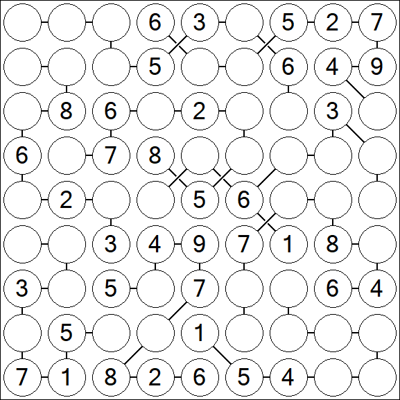 Chain Sudoku - Medium