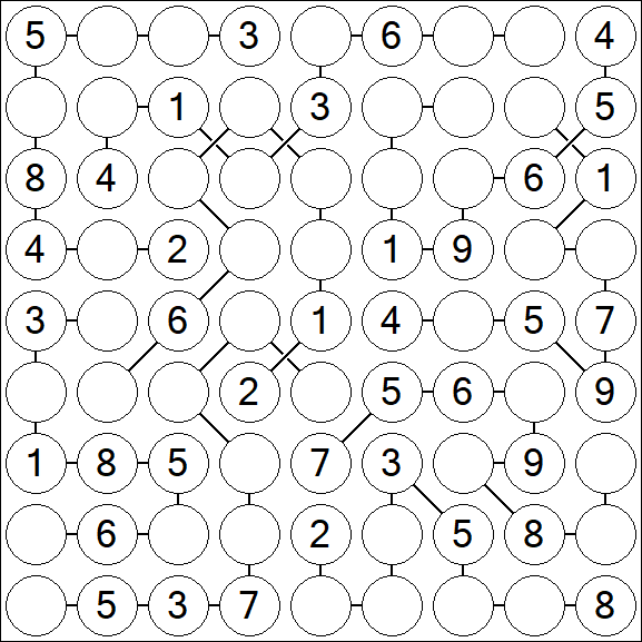 Chain Sudoku - Medium