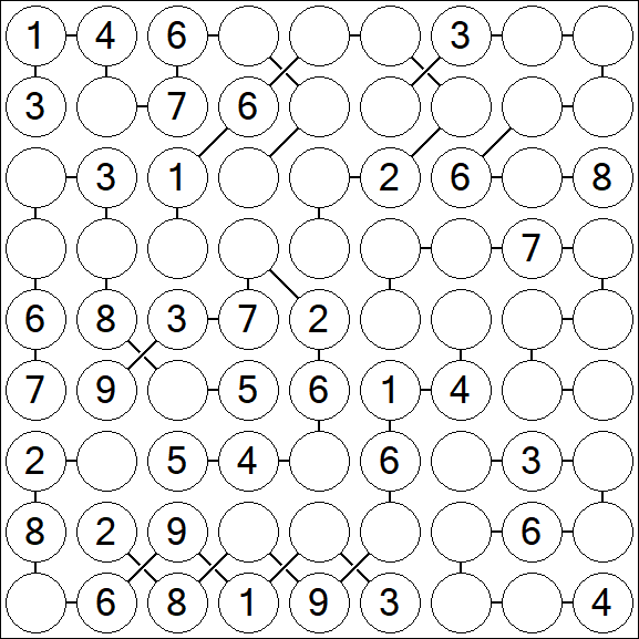 Chain Sudoku - Medium