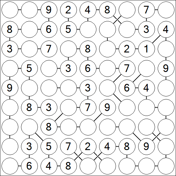 Chain Sudoku - Medium