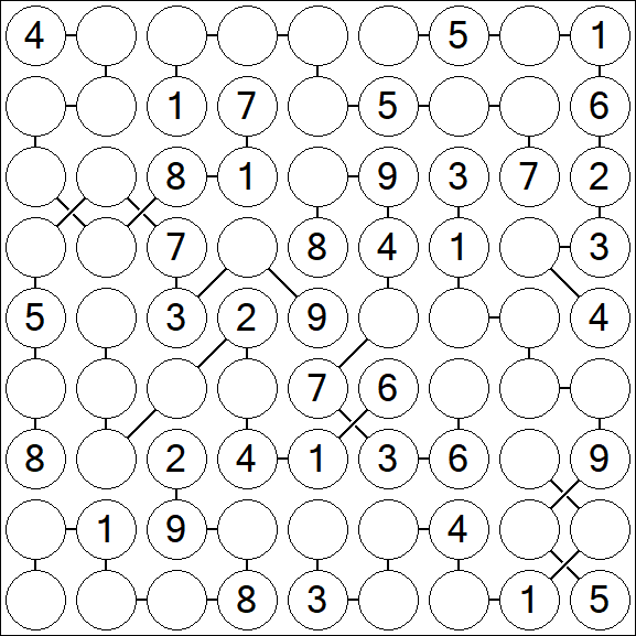 Chain Sudoku - Medium