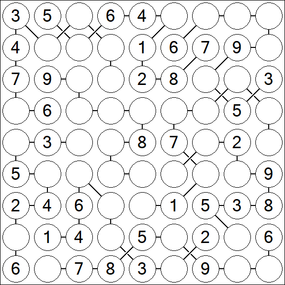 Chain Sudoku - Medium