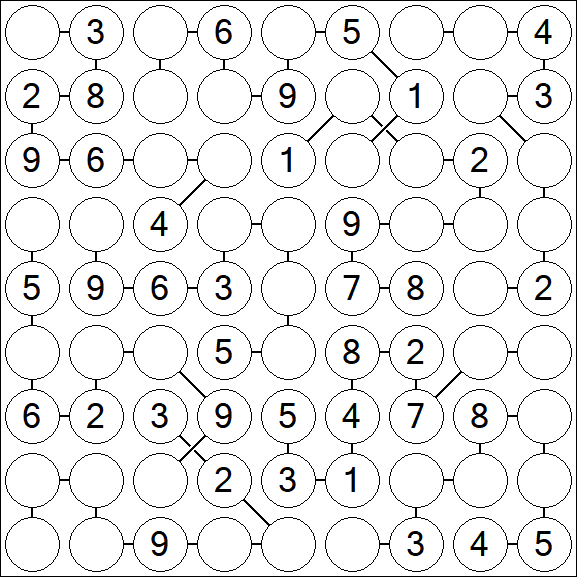 Chain Sudoku - Medium