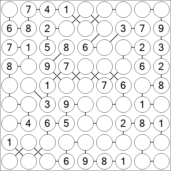 Chain Sudoku - Medium