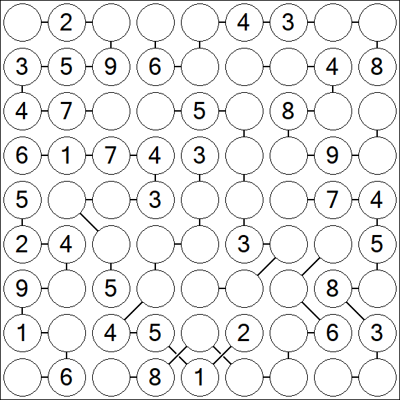 Chain Sudoku - Medium