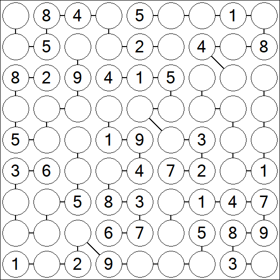 Chain Sudoku - Medium