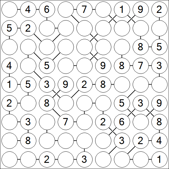 Chain Sudoku - Medium