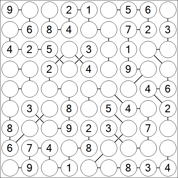 Chain Sudoku - Medium