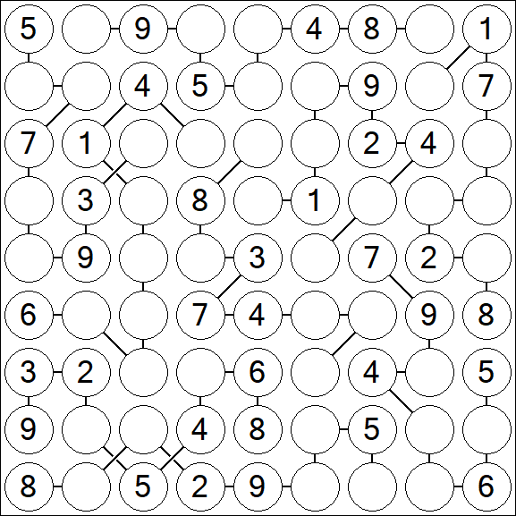 Chain Sudoku - Medium