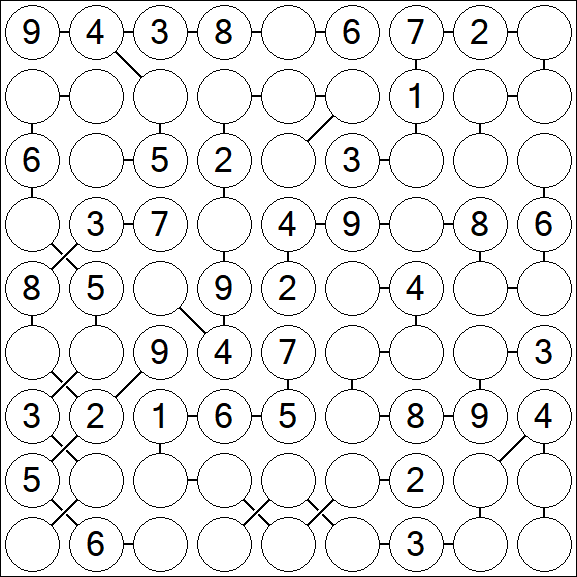 Chain Sudoku - Medium