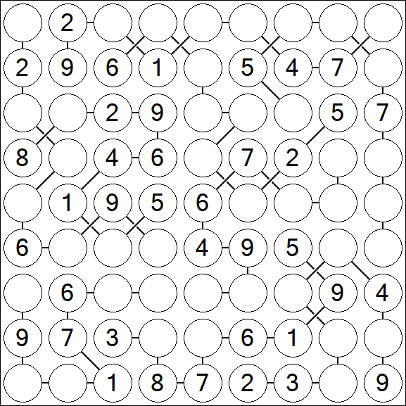 Chain Sudoku - Medium