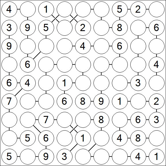 Chain Sudoku - Medium