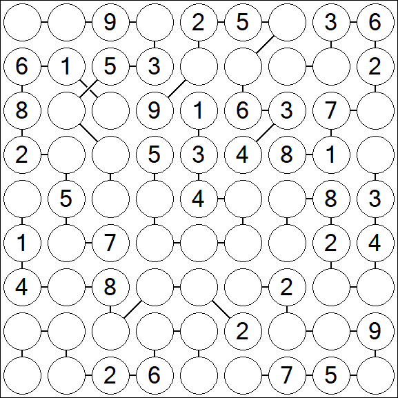 Chain Sudoku - Medium