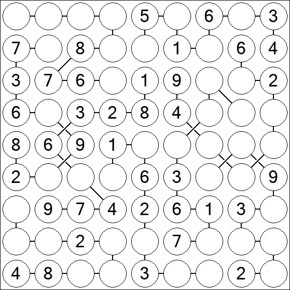 Chain Sudoku - Medium