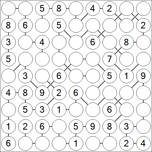 Chain Sudoku - Medium