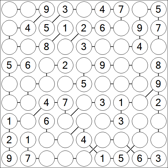 Chain Sudoku - Medium