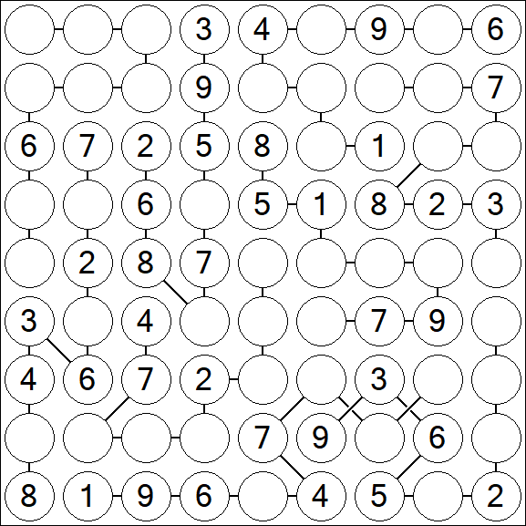 Chain Sudoku - Medium