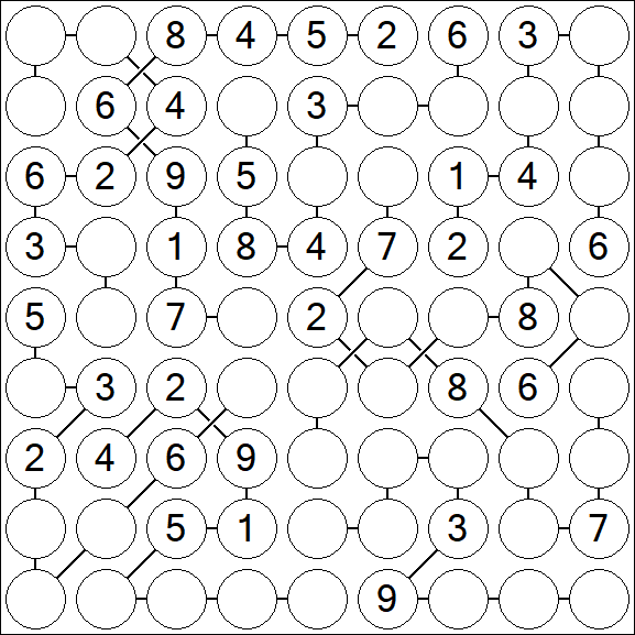 Chain Sudoku - Medium