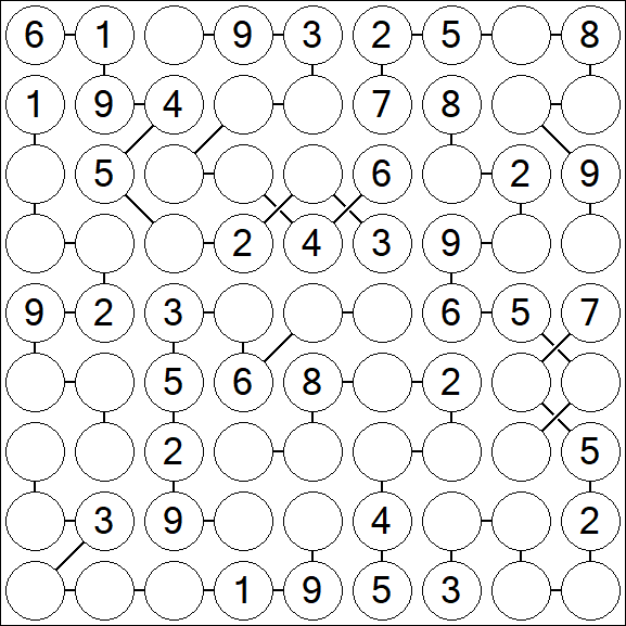 Chain Sudoku - Medium