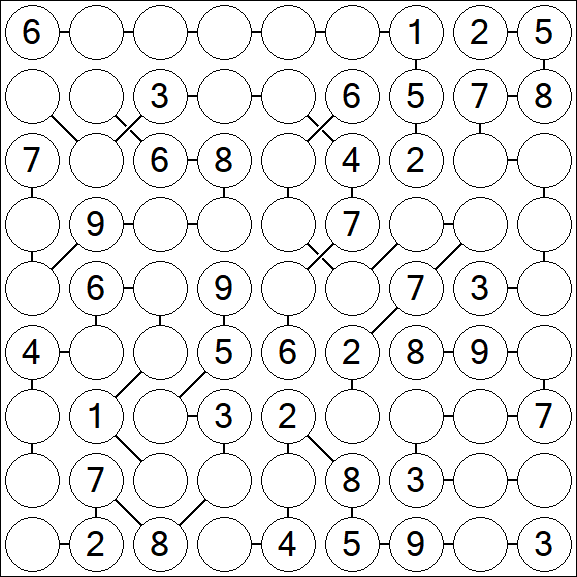 Chain Sudoku - Medium