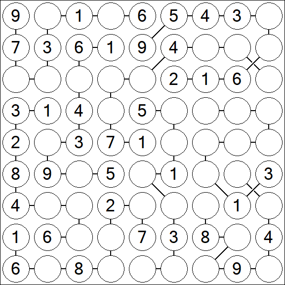 Chain Sudoku - Medium