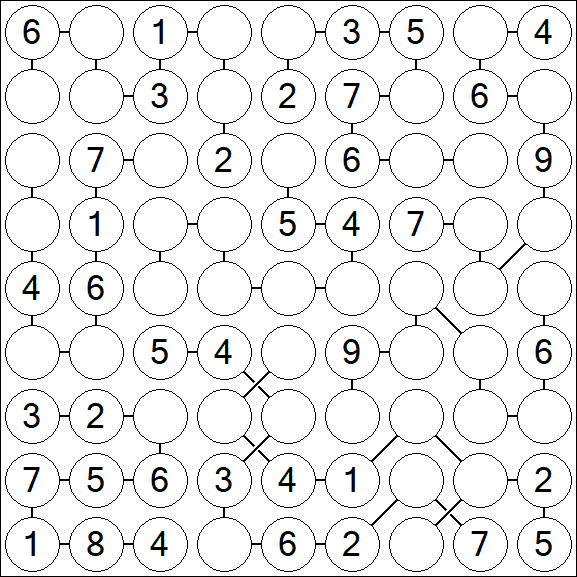Chain Sudoku - Medium