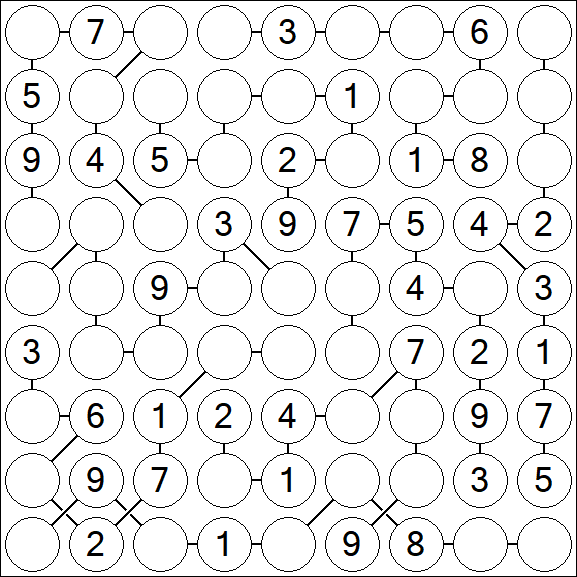 Chain Sudoku - Medium