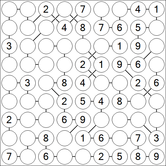 Chain Sudoku - Medium