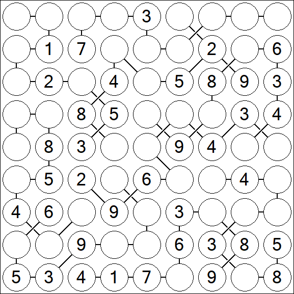 Chain Sudoku - Medium