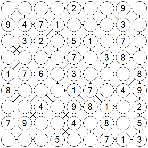 Chain Sudoku - Medium