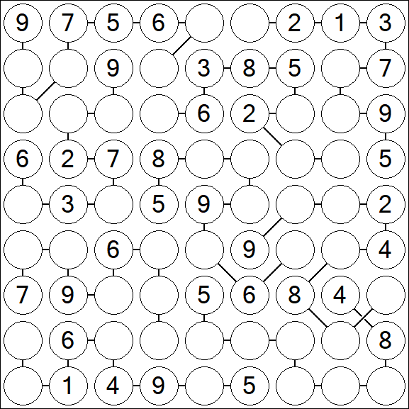 Chain Sudoku - Medium
