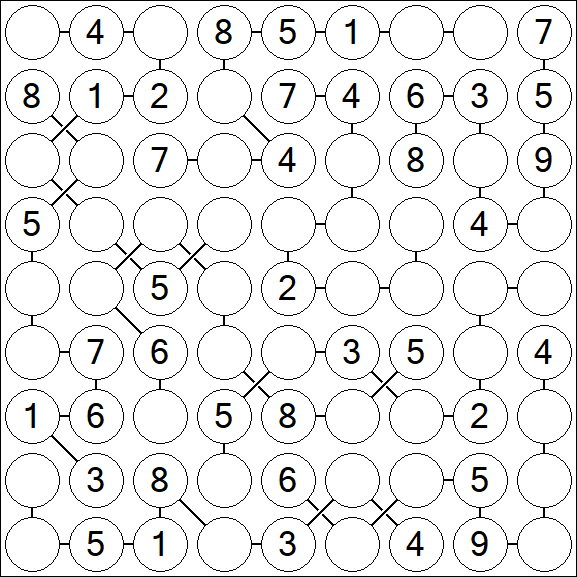Chain Sudoku - Medium