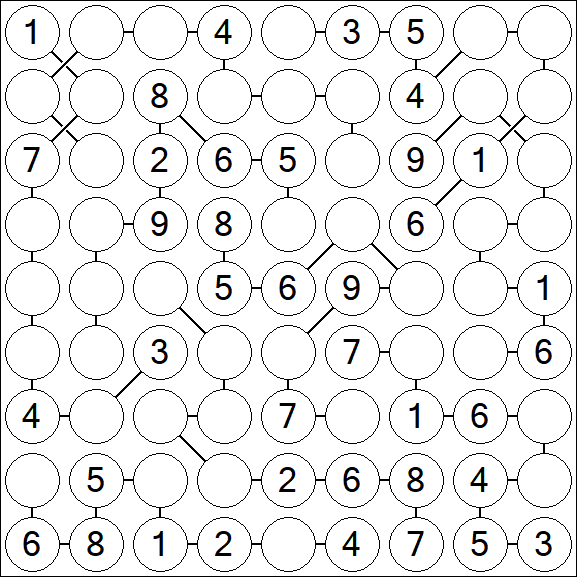 Chain Sudoku - Medium