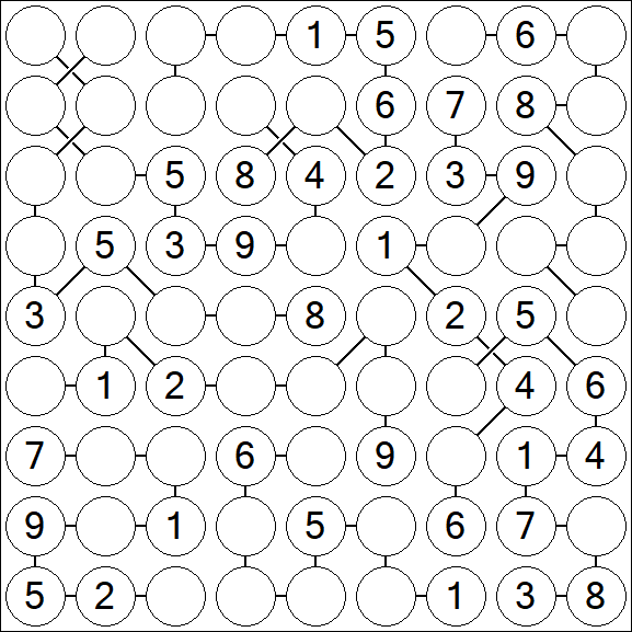 Chain Sudoku - Medium