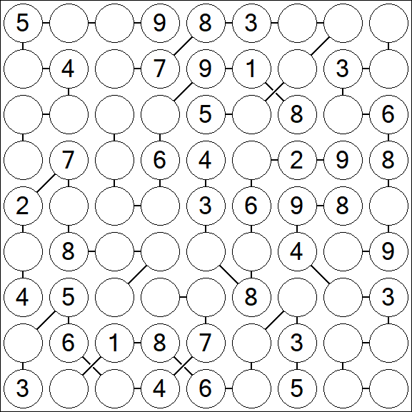 Chain Sudoku - Medium