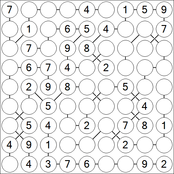 Chain Sudoku - Medium