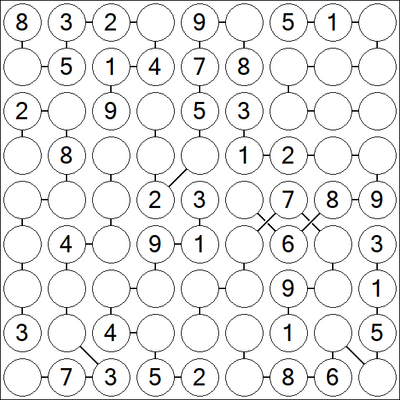 Chain Sudoku - Médio