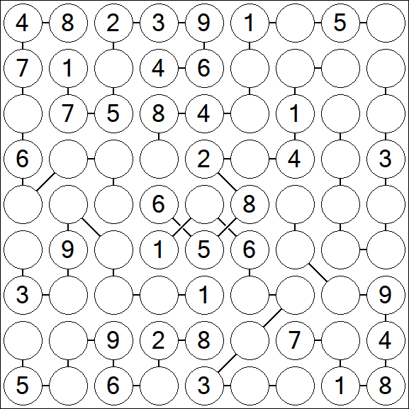 Chain Sudoku - Médio