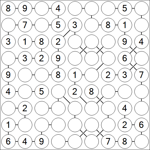 Chain Sudoku - Mittel