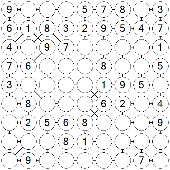 Chain Sudoku - Mittel
